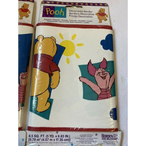 Disney Winnie the Pooh Prepasted Wallpaper Border - Picture 3 of 3